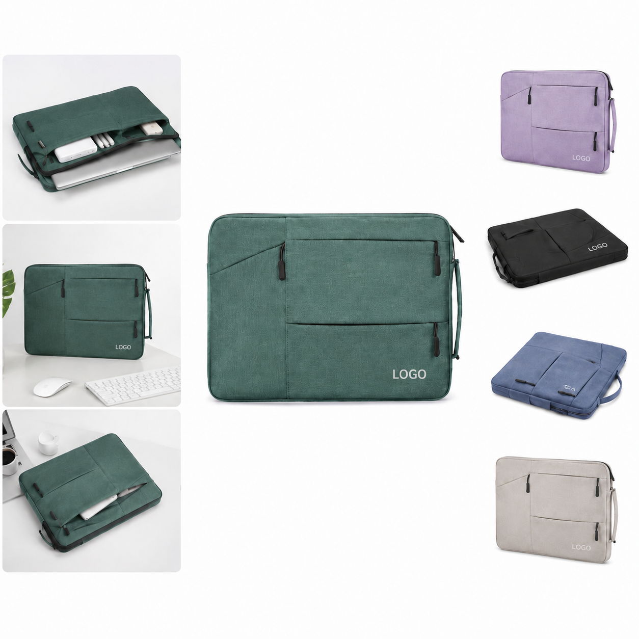 Water-Resistant Padded Laptop Sleeve for 11.6-15.6 Inch Laptops