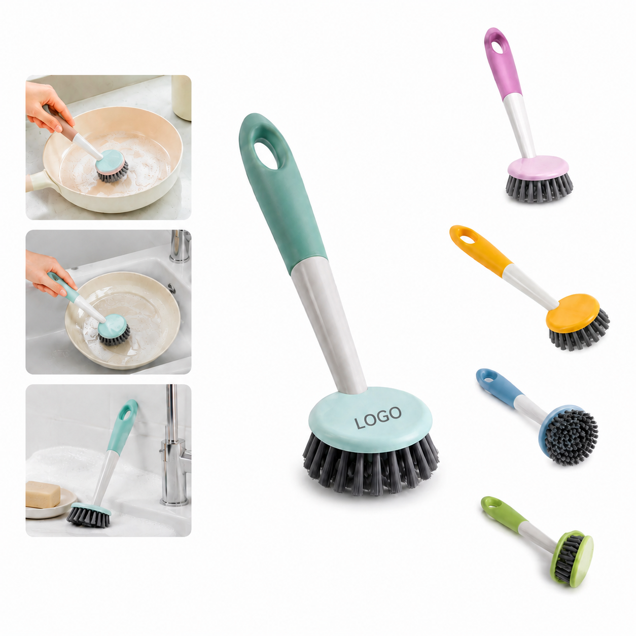 Hanging Multi-Surface Kitchen Scrub Brush