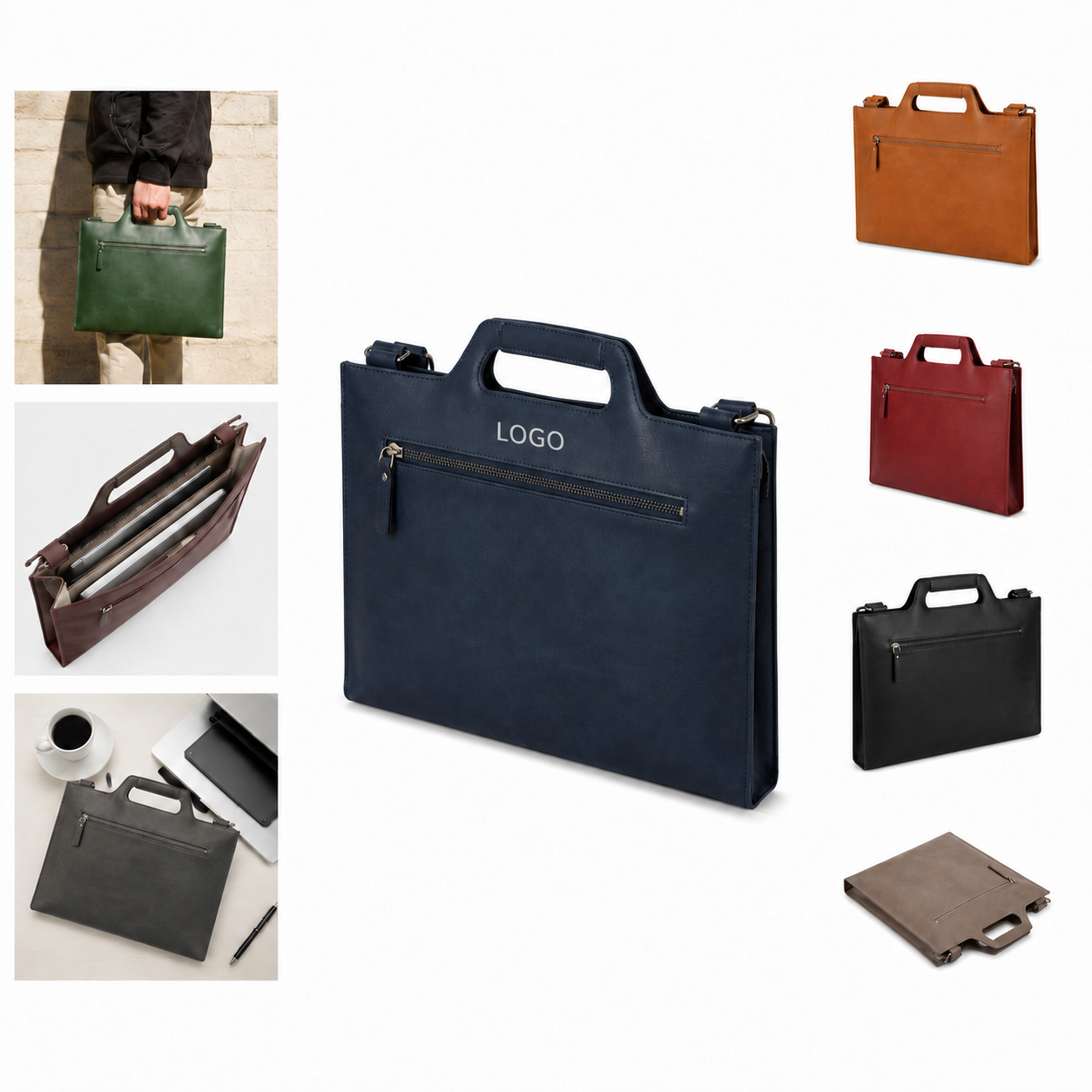 Heritage Buffalo Leather Briefcase