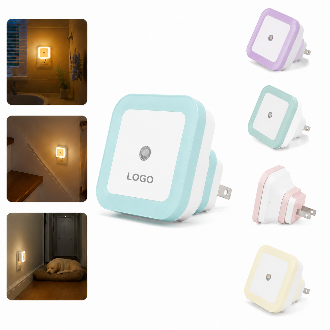 Auto-Dimming Plug-In LED Night Light