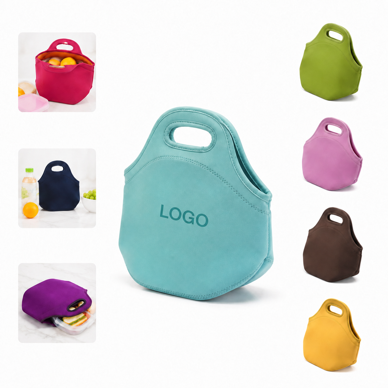 Insulated Neoprene Lunch Bag