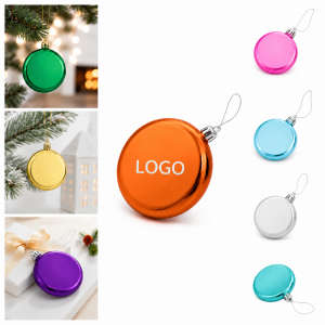 DIY Shatterproof Flat Round Christmas Ornaments