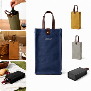 Reusable Kraft Wine Tote