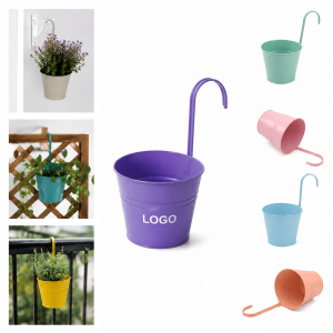 Colorful Iron Hanging Flower Planter