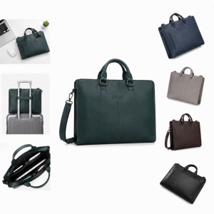 Executive Buffalo Leather Briefcase
