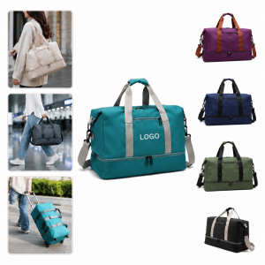 Waterproof Travel Duffel Bag with Shoe Compartment