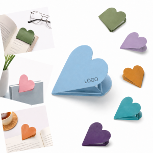 Romantic Vintage Heart PU Leather Bookmark