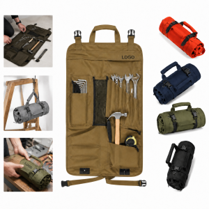 Heavy-Duty 900D Oxford Roll-Up Tool Organizer Bag